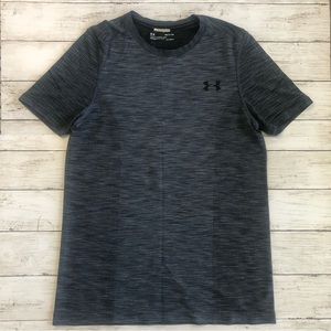 UNDER ARMOUR Threadborne Men’s Dark Grey Athletic T-Shirt Size S